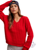 Cranberry Chic Pullover Sweater