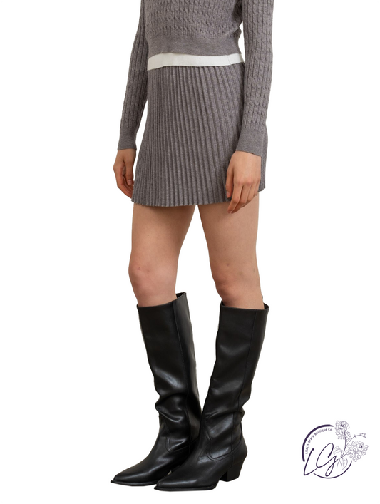 Timeless Charm Knit Skirt