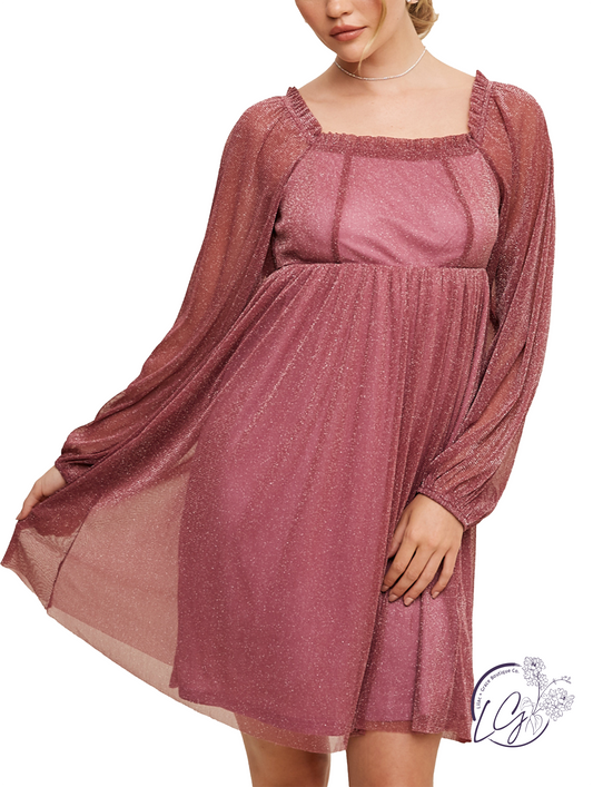 Starlit Babydoll Dress