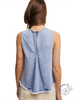 Horizon Hem Flare Denim Top