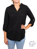 Black Lizzy 3/4 Sleeve Top