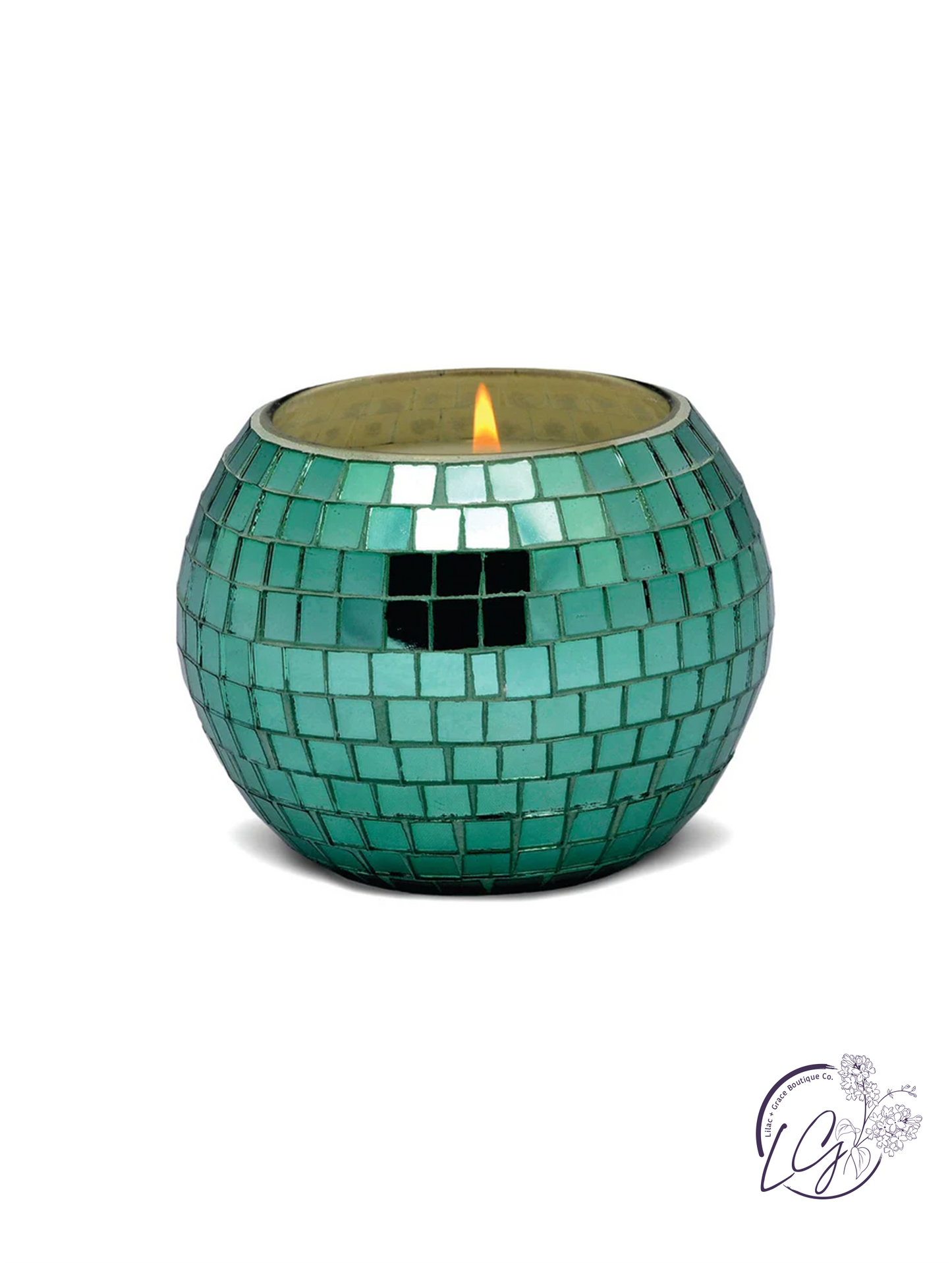 Magique 10 oz Green Disco Ball - Tobac & Pine