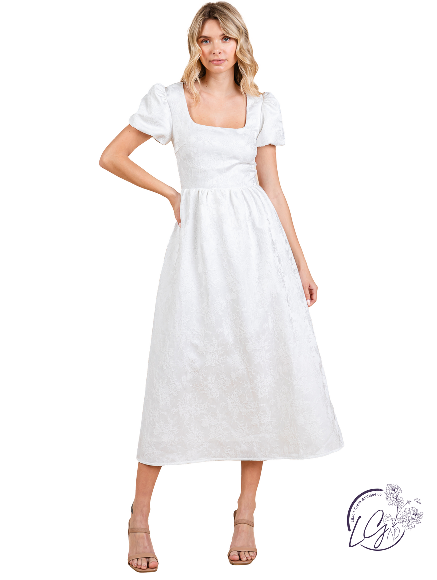 Wildstitch Open Back Midi Dress