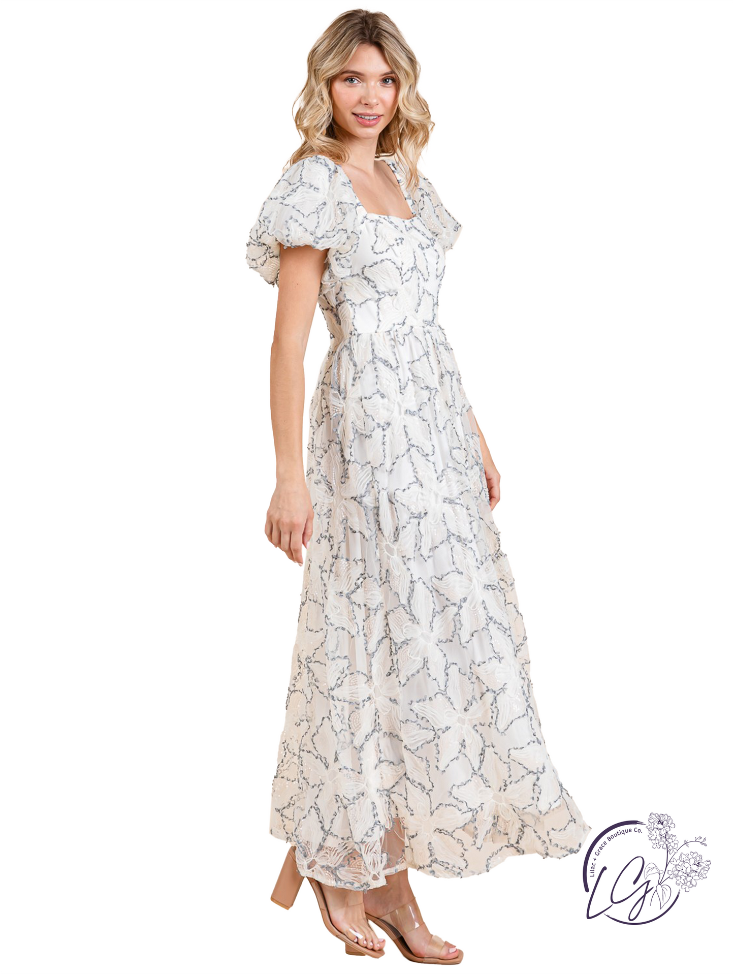 Starlace Sequin Maxi Dress