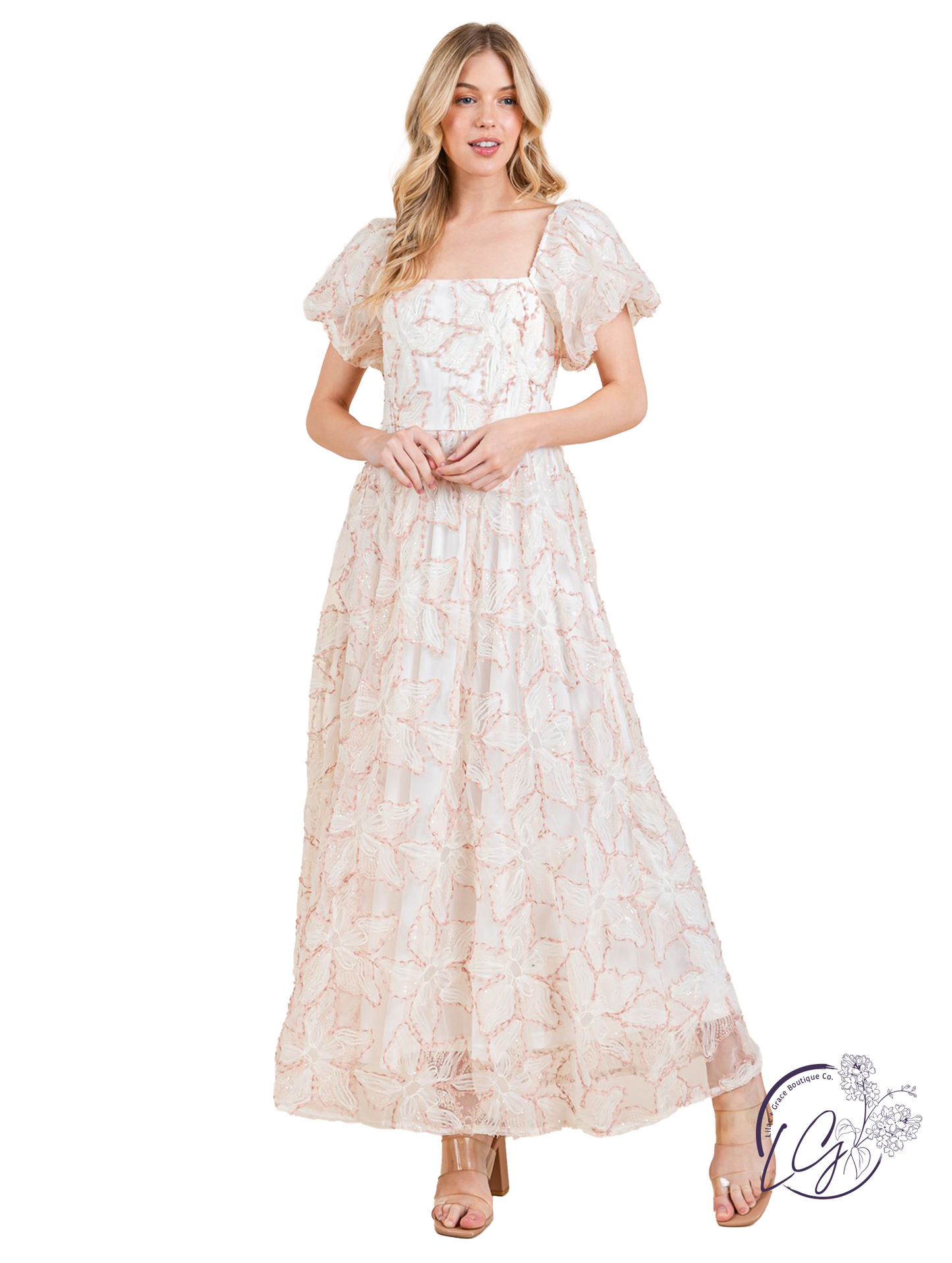 Starlace Sequin Maxi Dress