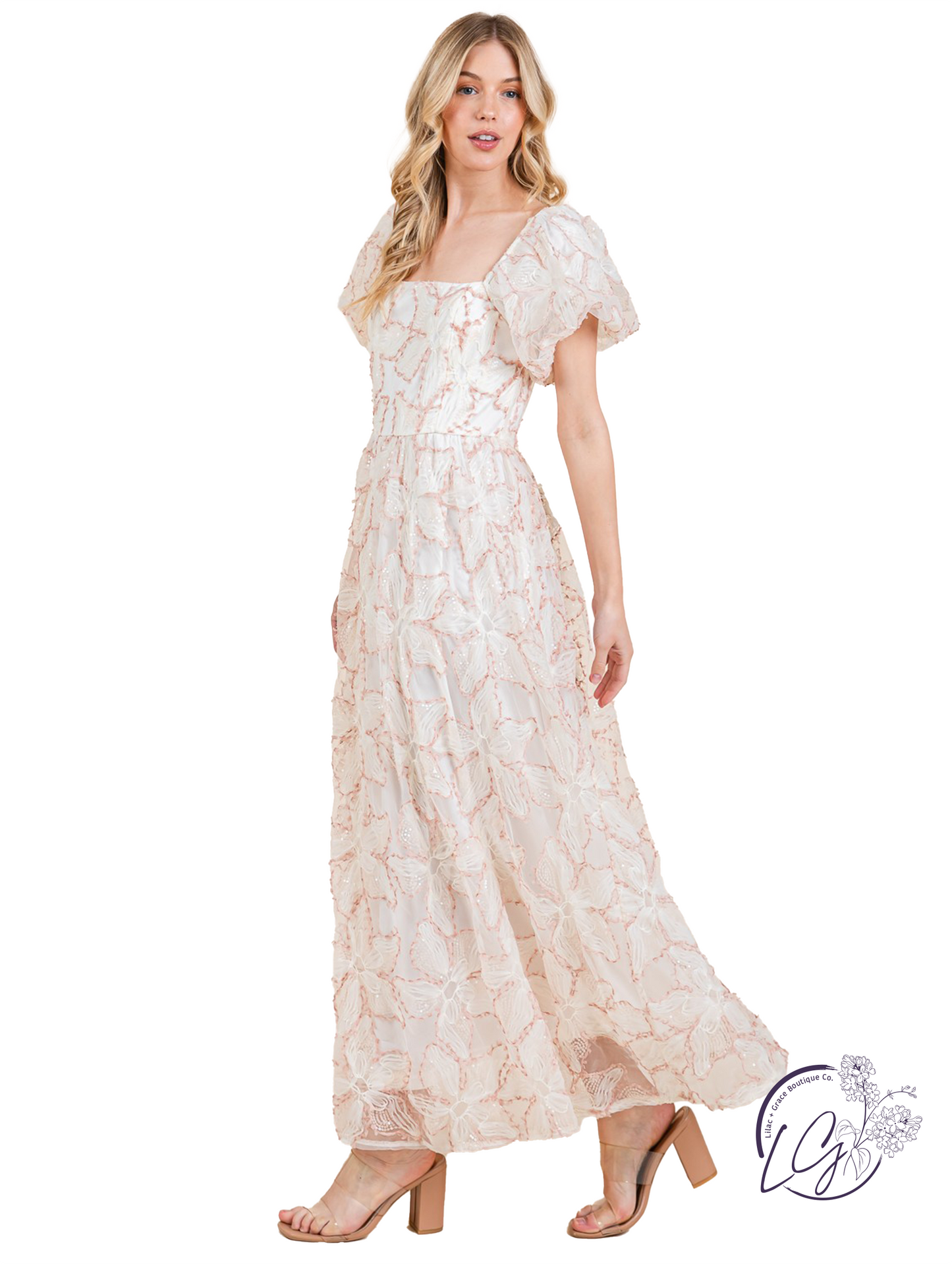 Starlace Sequin Maxi Dress