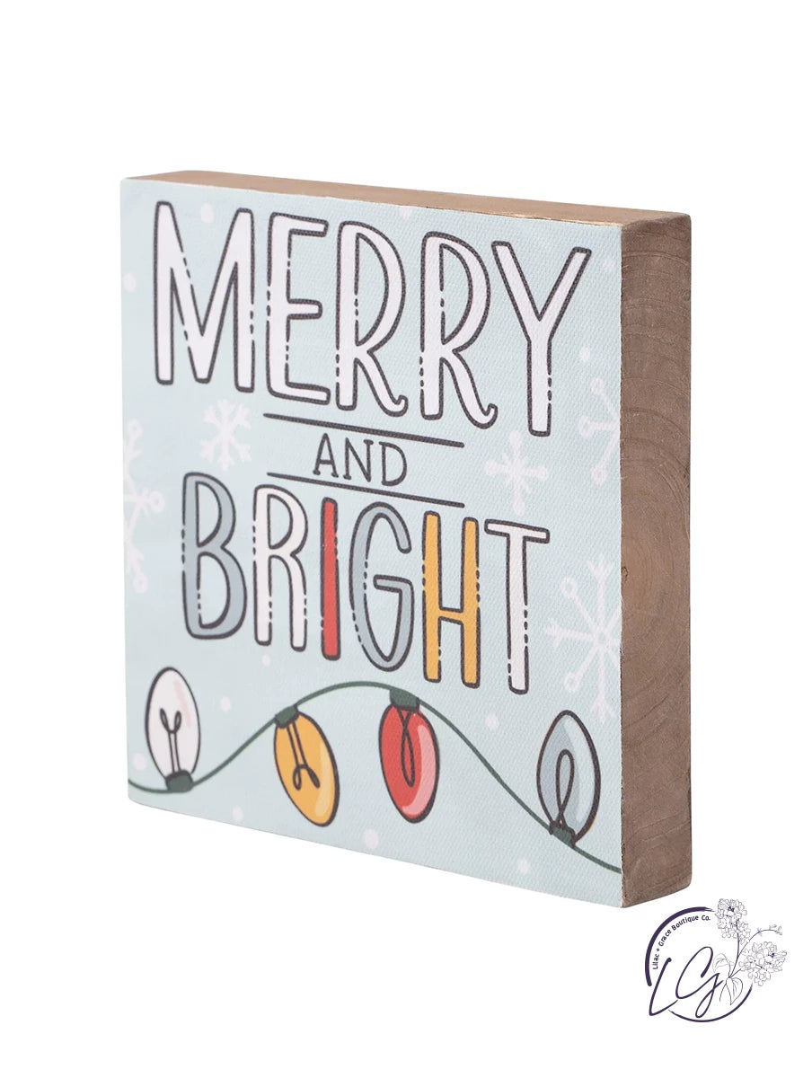 Merry and Bright Lights Block 6X6