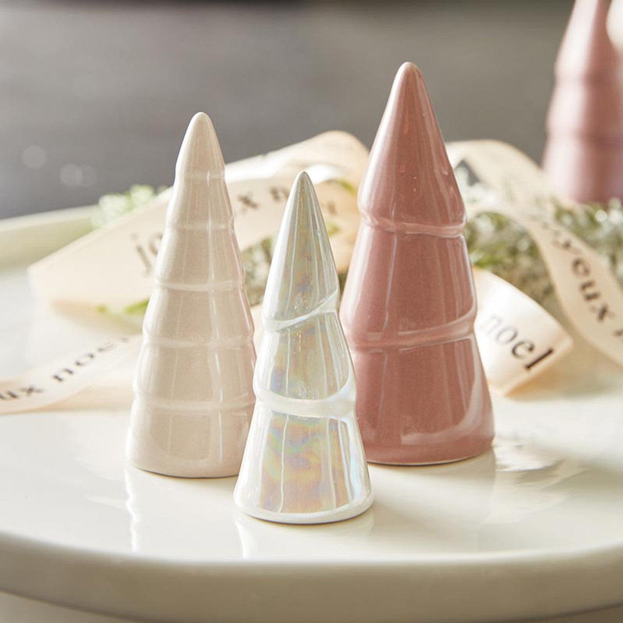 Ceramic Charcuterie Tree Set - Blush