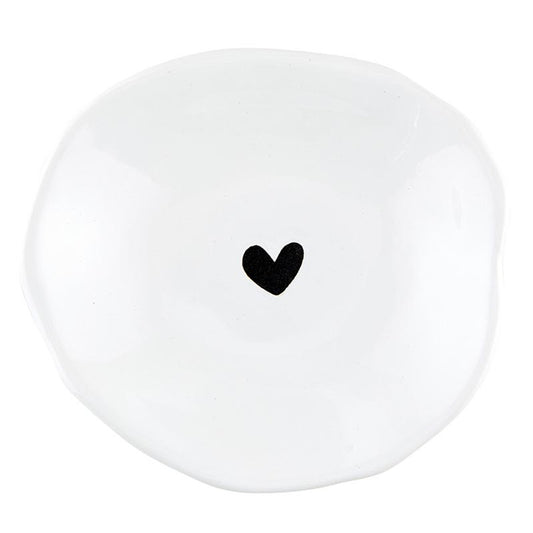 Heart Ceramic Dip Bowl