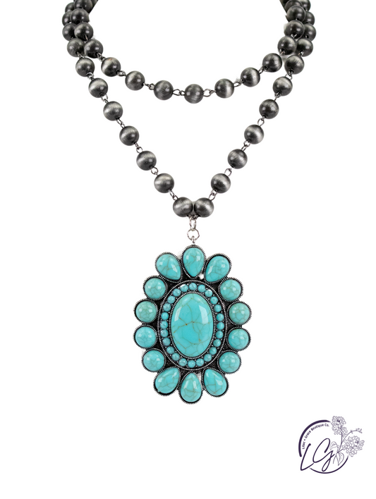 Rodeo Blossom Pendant Necklace