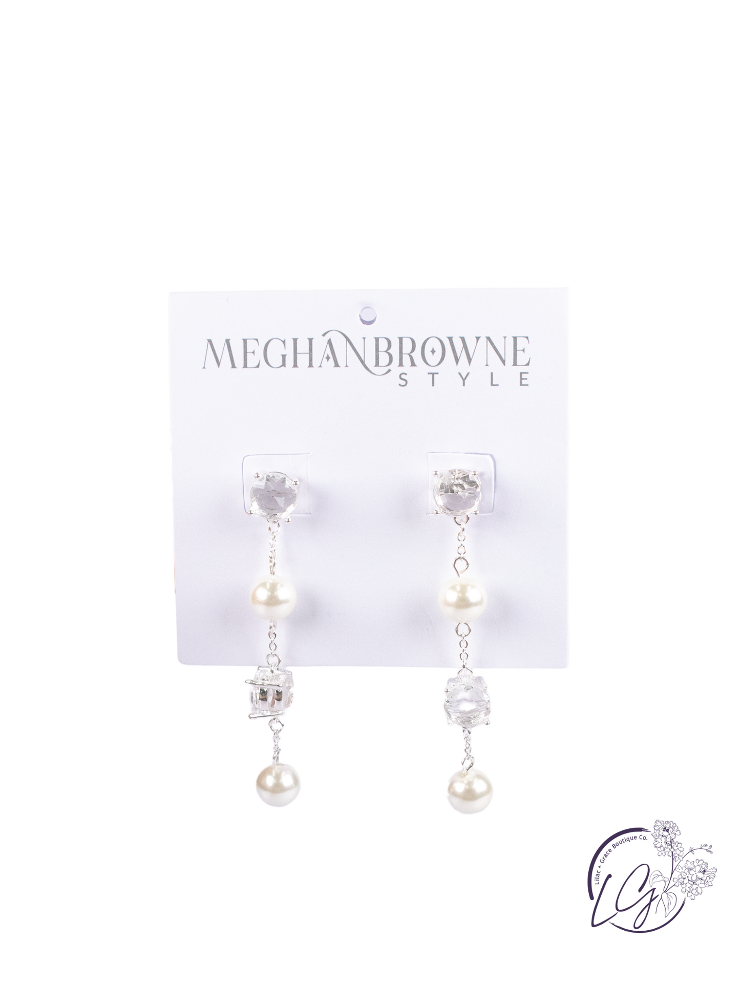 Nix Silver Pearl Earrings