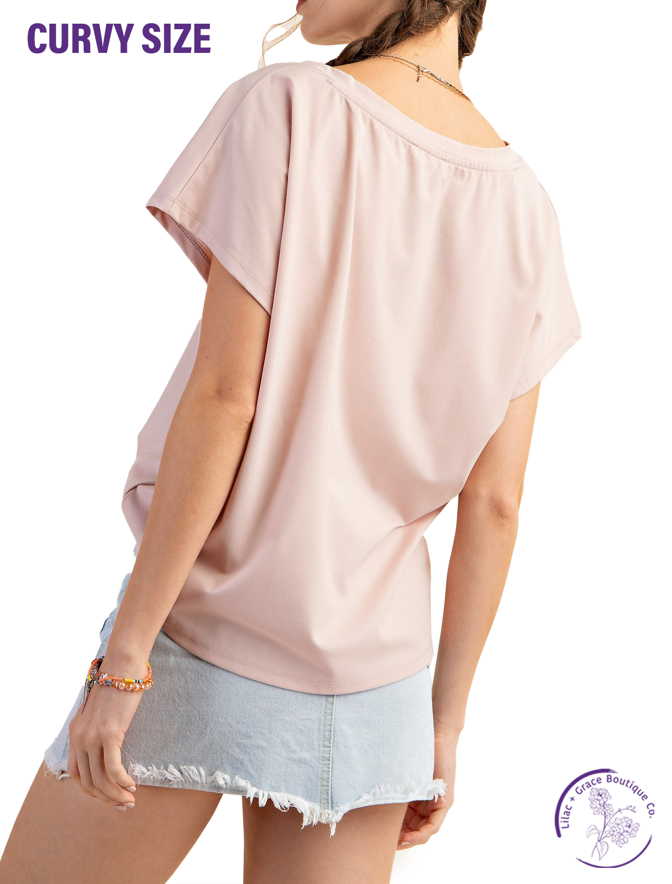 Curvy Cloud Comfort Relaxed Fit Top