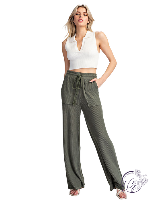 Fieldline Texture Drawstring Pants