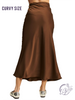 Curvy City Stroll Sleek Midi Skirt