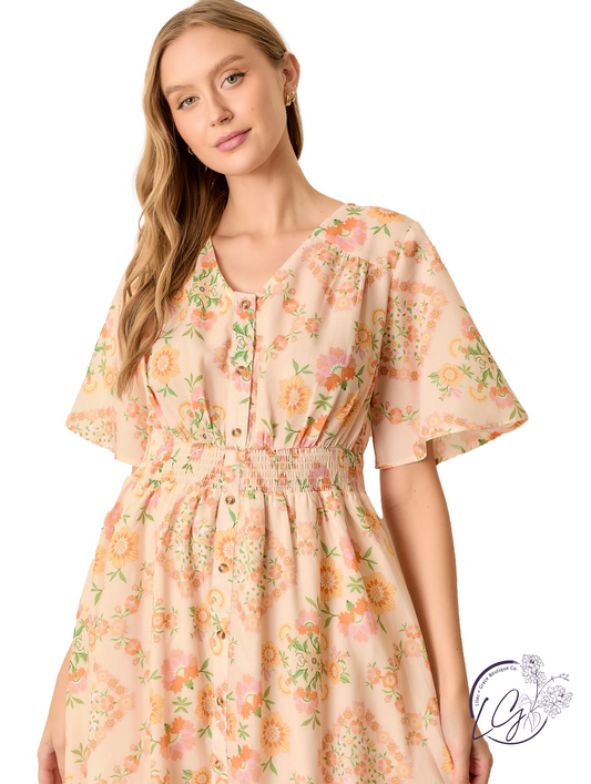 Green Meets The Sun Dress