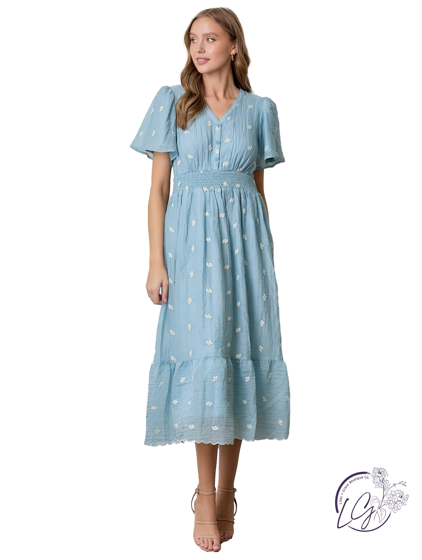 Wildfern Whisper Midi Dress