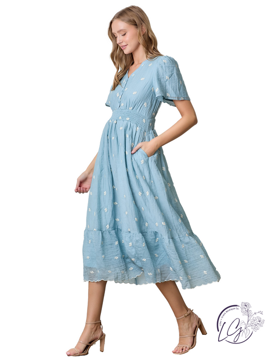 Wildfern Whisper Midi Dress