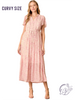 Curvy Handmade Beauty Glows Dress