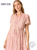 Curvy Handmade Beauty Glows Dress