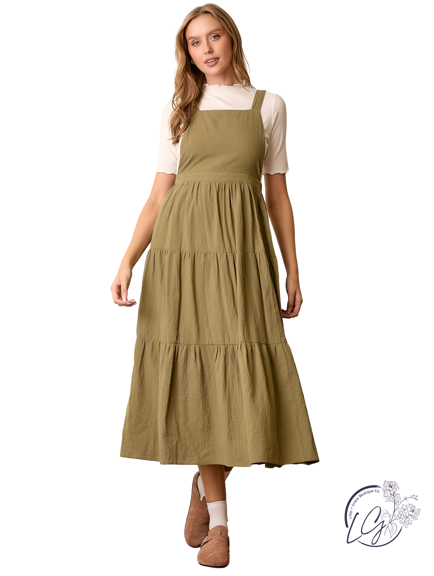 Sunday Layers Overall Dress