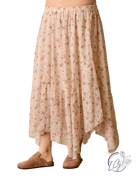 Curvy Painting Air Skirt