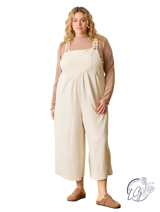 Curvy Wild Grass Whispers Jumpsuit