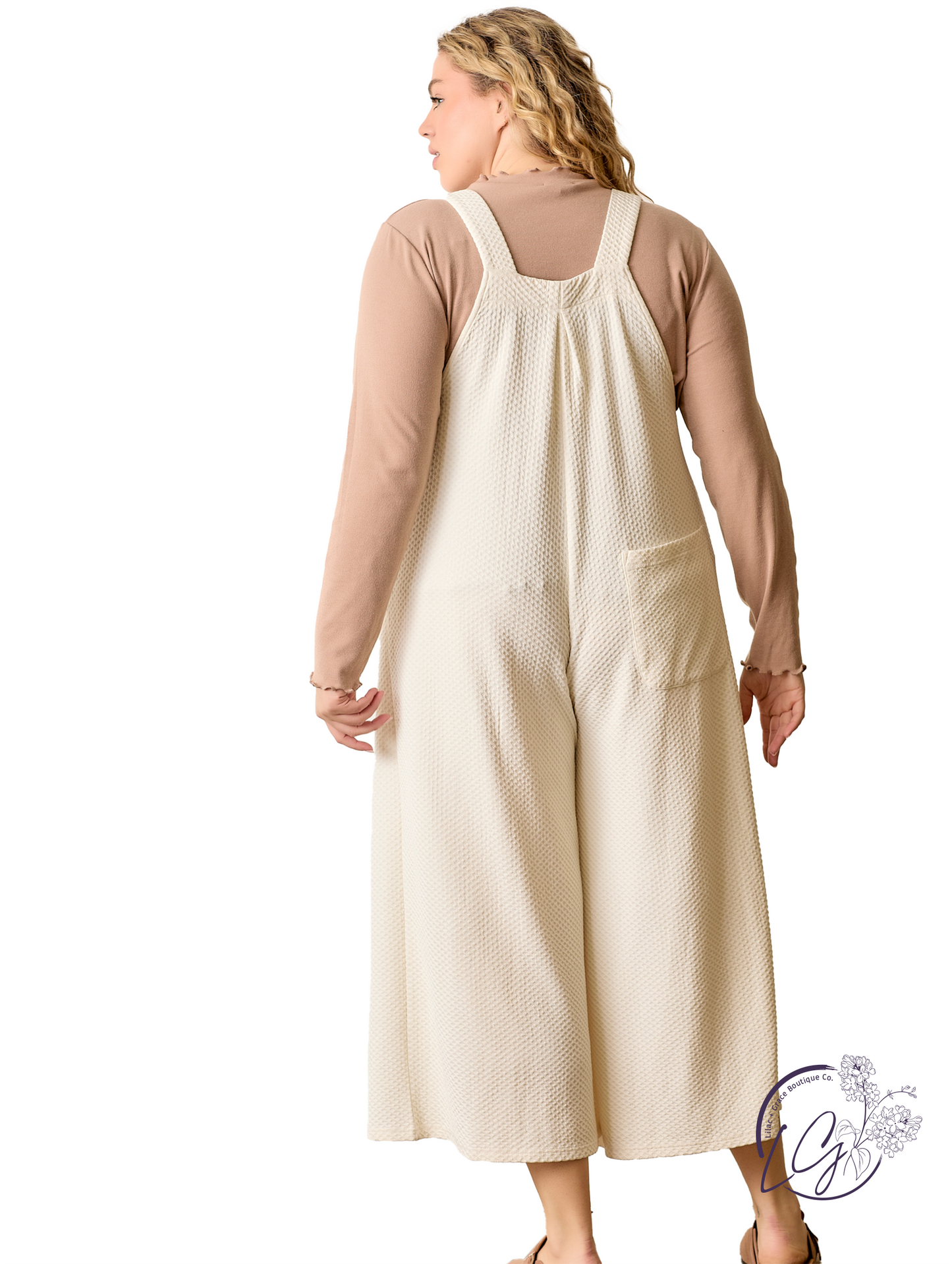 Curvy Wild Grass Whispers Jumpsuit