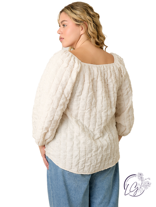 Curvy Brush of Texture Top