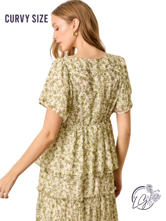 Curvy Adore in Stitch Short Sleeve