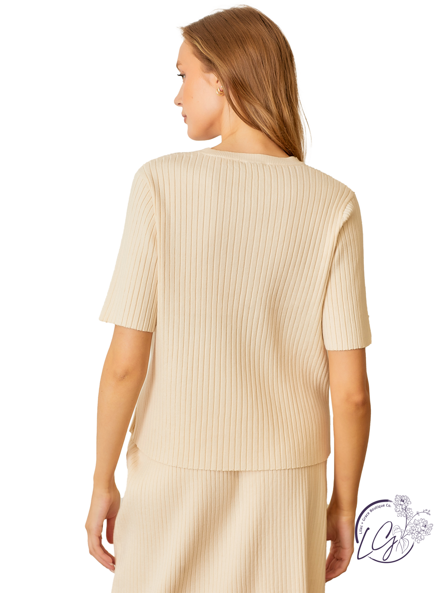 Contour Lines Sweater Top