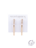 Linear Drop Earrings