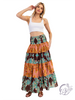 Windswept Rhythm Tiered Maxi Skirt
