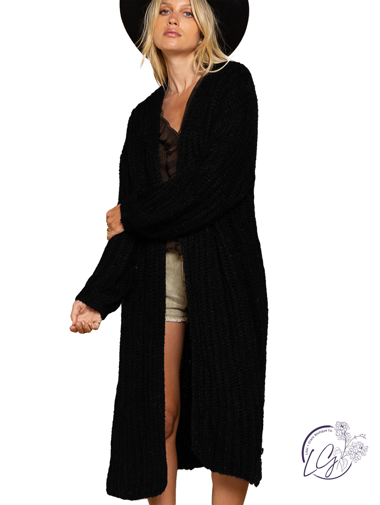 Holding Onto Pieces Long Cardigan