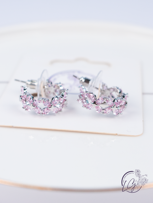 Sterling Crystal Cuffs