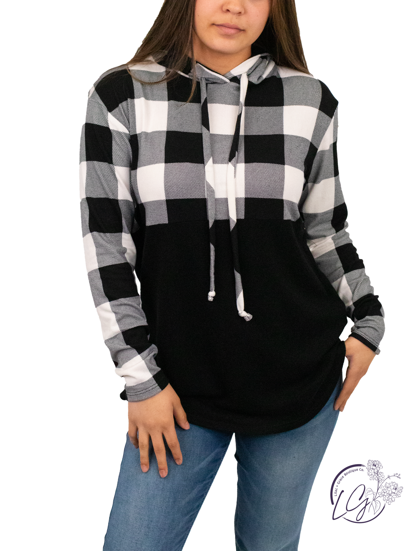 Buffalo Plaid Lightweight Hoody