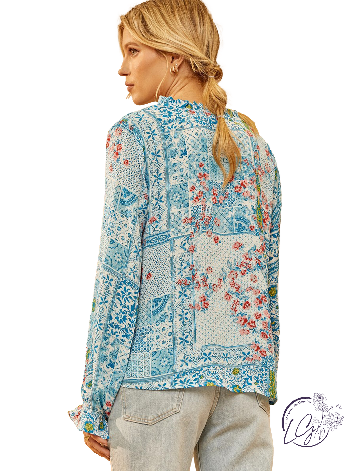 Patchwork Tapestry Blouse