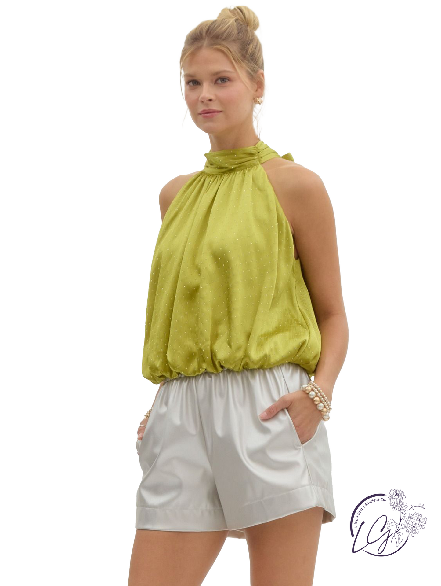 Starline Halter Balloon Top