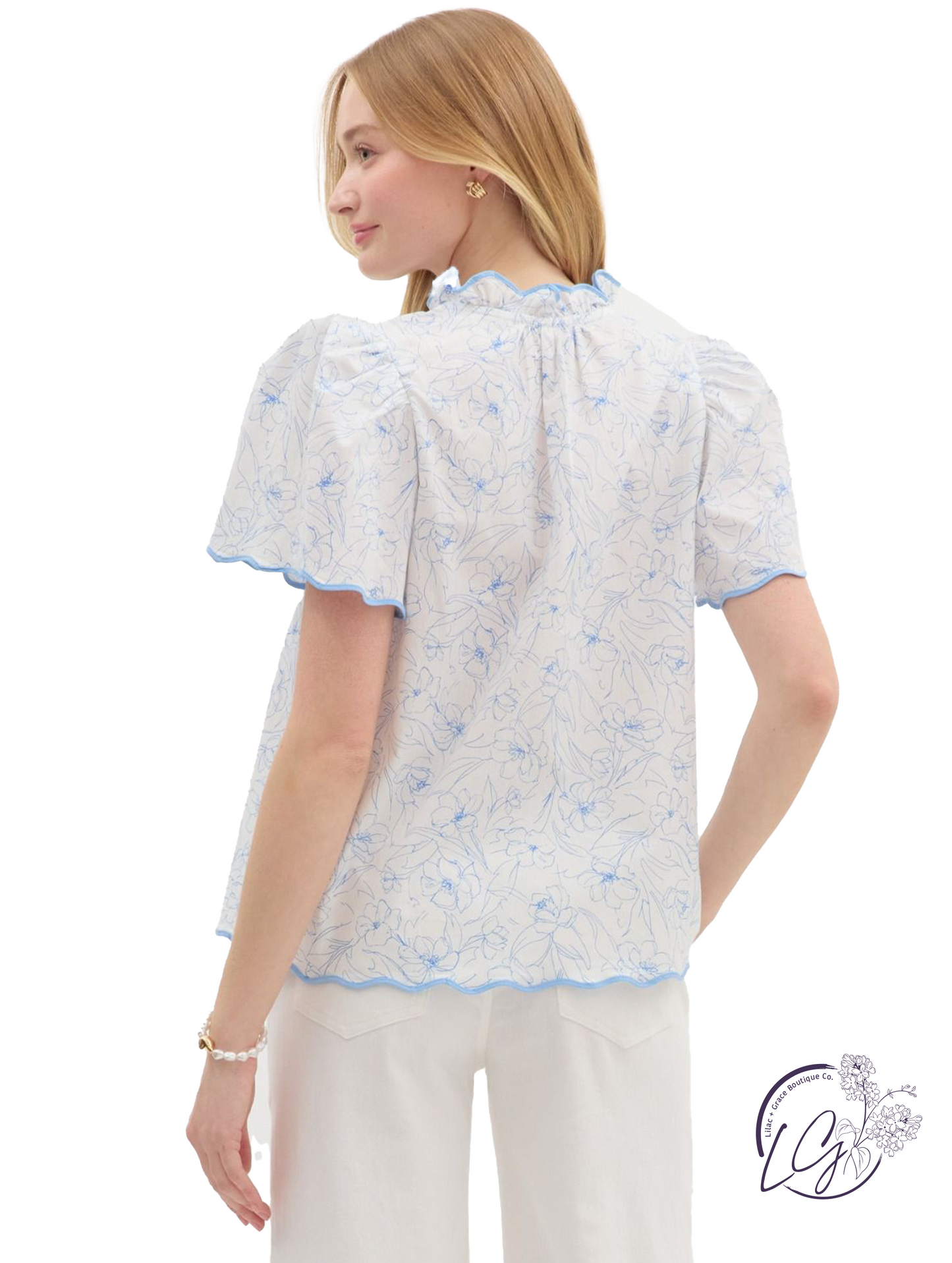 Laced In Air Trim Top