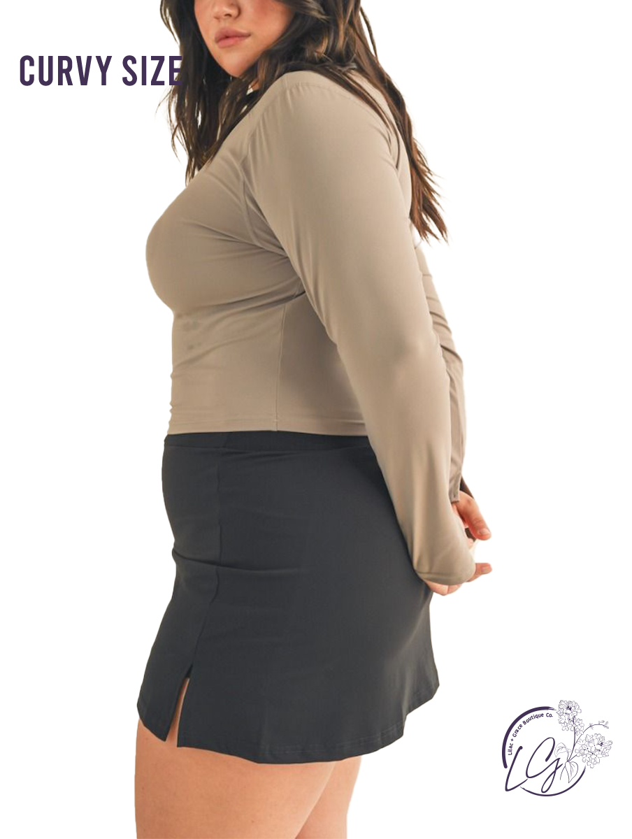 Curvy Sculpted Silhouette Top