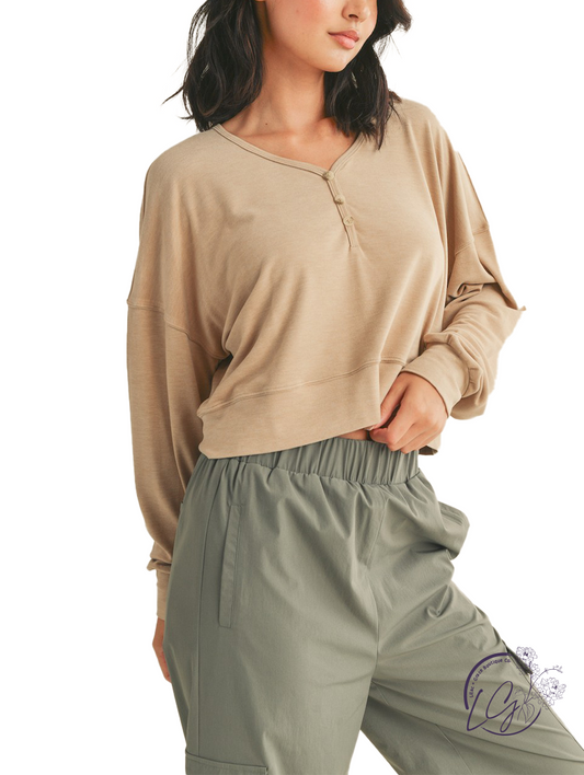 Comfy Crop Length Pullover