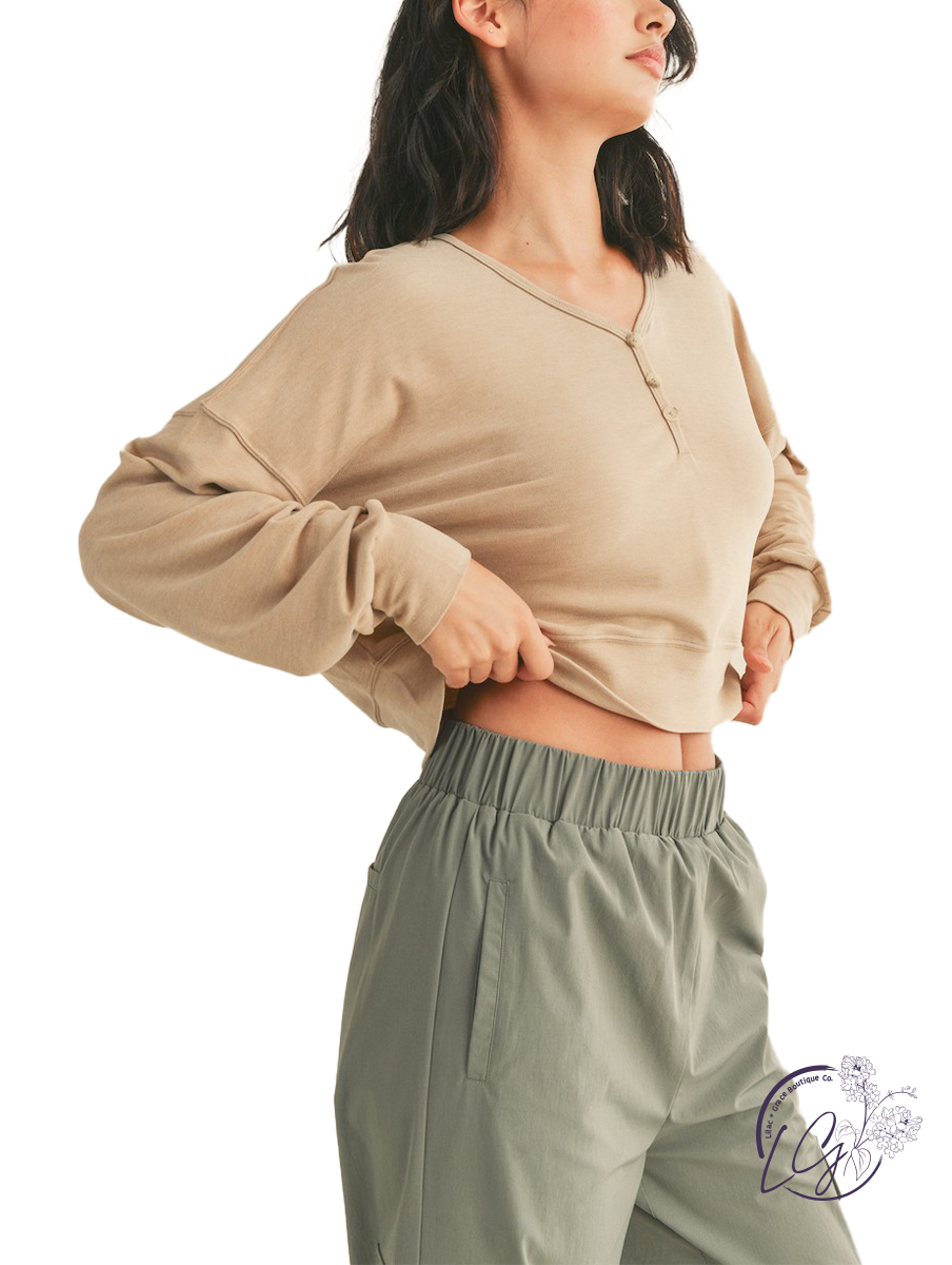 Comfy Crop Length Pullover