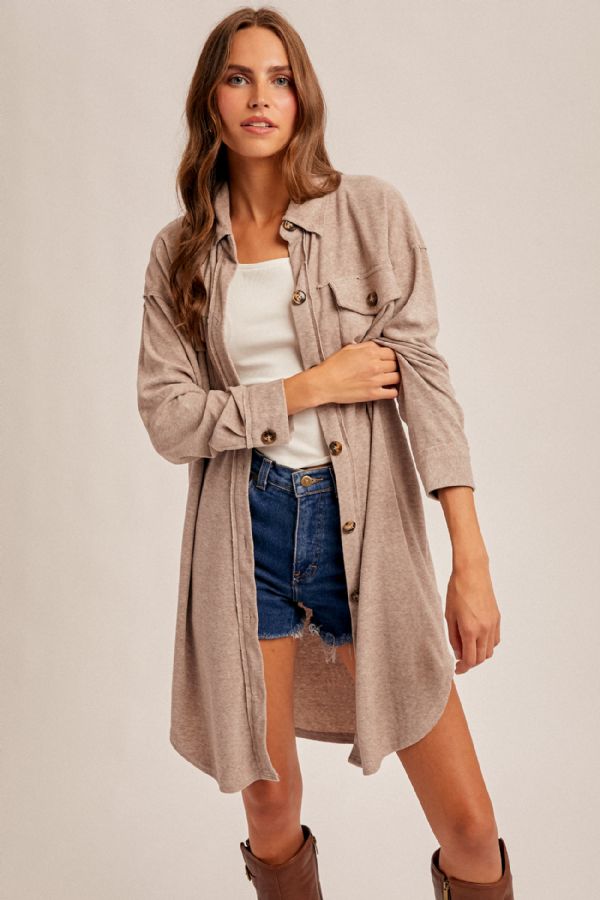 Laid Back Knit Shacket