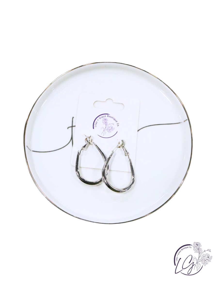 Metalic Hoop Earrings