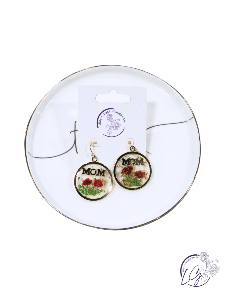 Dried Flowers Earrings