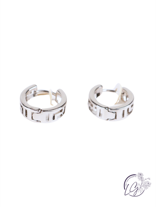 Small Greek Hoop Earring