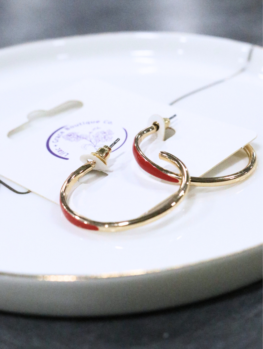 Colorful Hoop Earrings