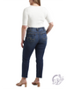 Curvy Salem Mid Rise Straight Crop Jeans by Silver Jeans