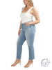 Curvy Billie High Rise Straight Leg Jeans by Silver Jeans