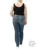 Curvy Loren Suki Mid Rise Slim Bootcut Jeans by Silver Jeans