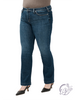Curvy Georgia Mid-Rise Bootcut Luxe Jeans by Silver Jeans